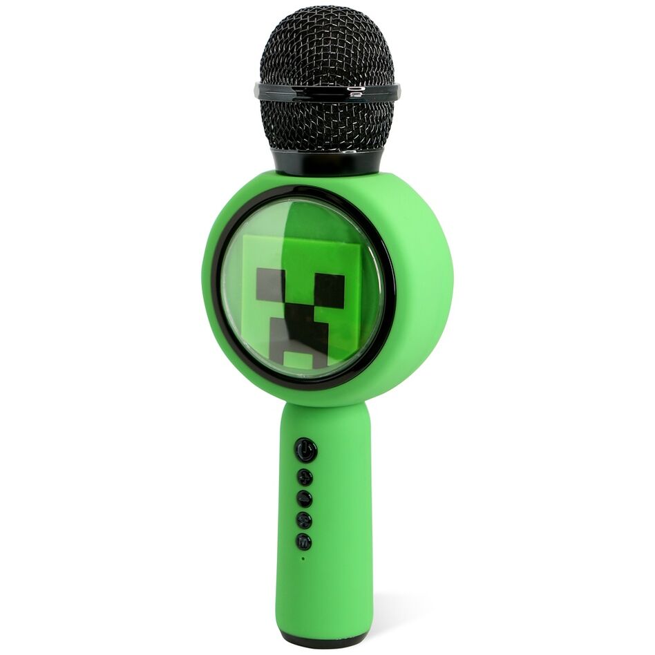 Minecraft Bluetooth Högtalare med Mikrofon och LED