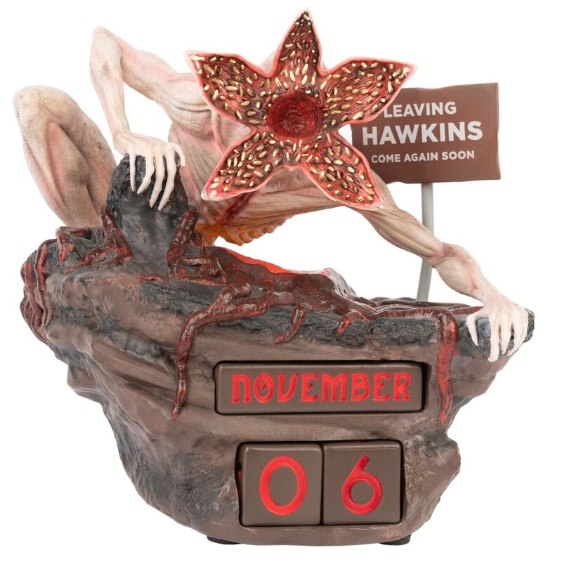 Stranger Things Demogorgon 3D Perpetual Calendar