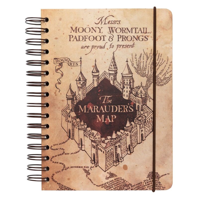 Harry Potter Marauders Map A5 Anteckningsblock