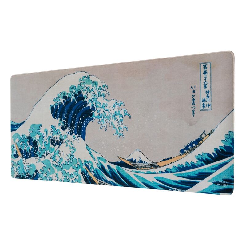 Den Stora Vågen av Kanagawa Hokusai Spelmatta