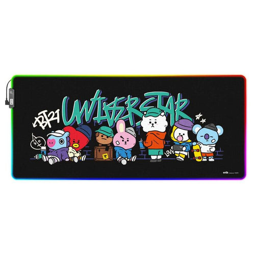 BT21 LED Gaming Desk Mat – Optimal Spelupplevelse