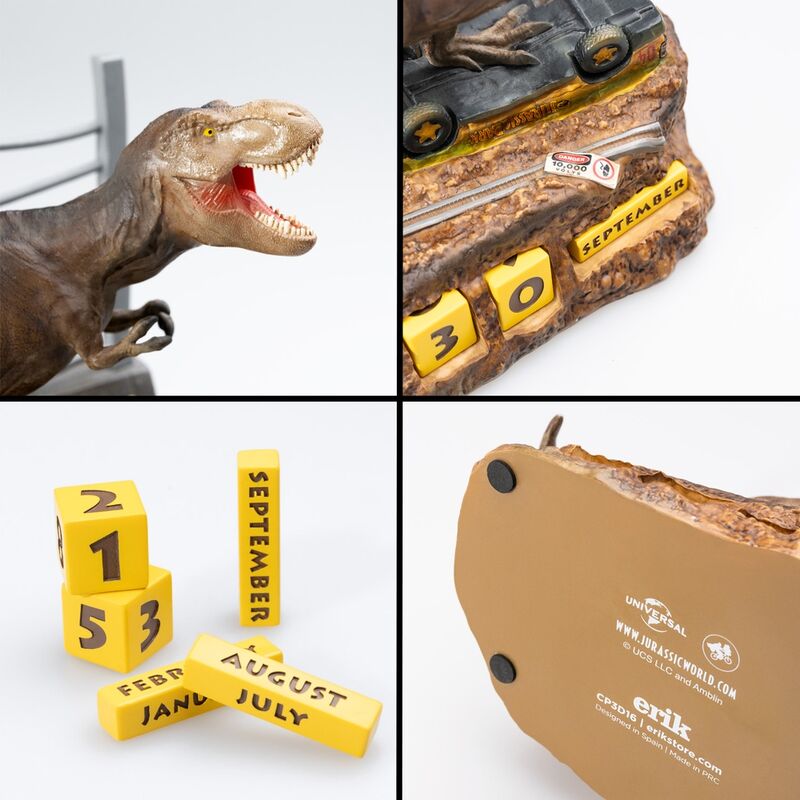Jurassic Park 3D Perpetual Kalender