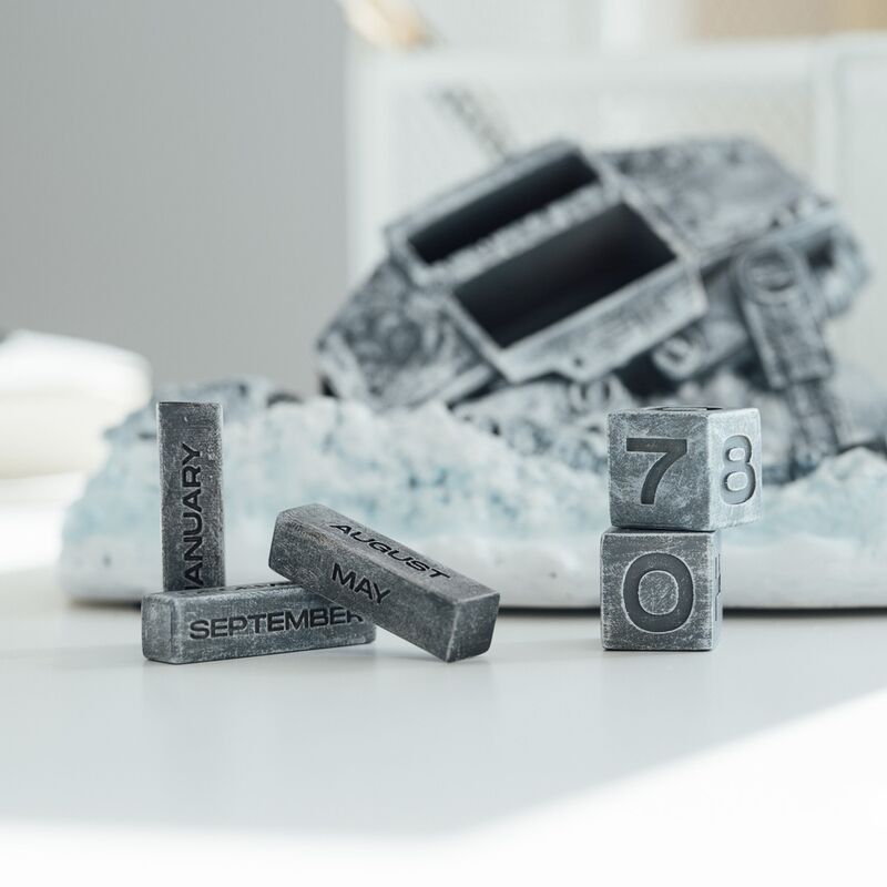 Star Wars AT-AT Shot Down 3D Perpetual Calendar