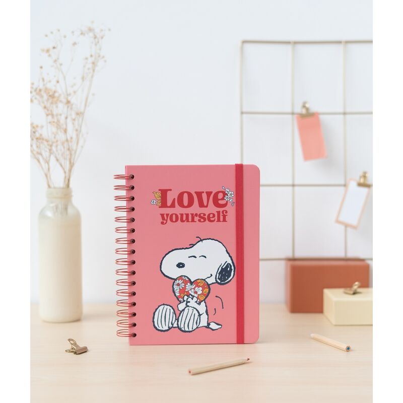 Snoopy Love Yourself A5 Notebook