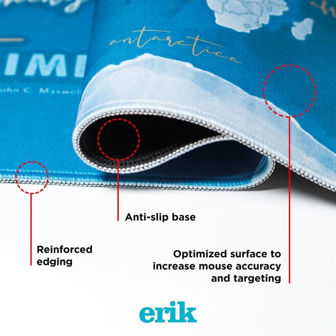 Vattenfärgs Karta över Världen Gaming Skrivbordsmatta