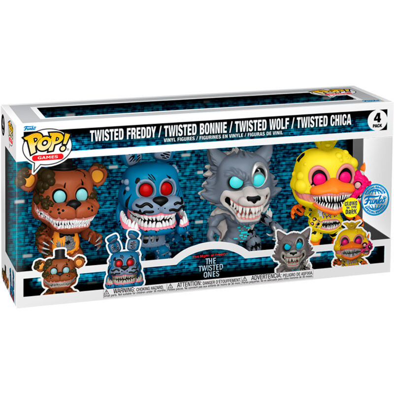 POP pack 4 figurer Five Nights at Freddy's exklusiv