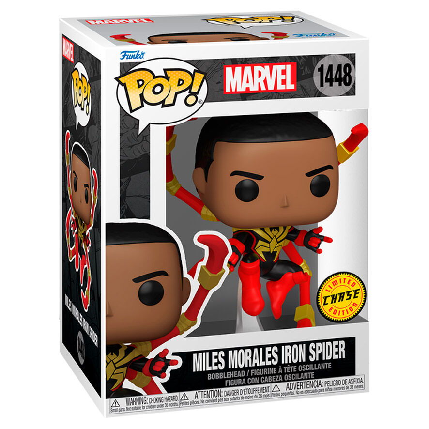 Funko POP Marvel Miles Morales Iron Spider Chase