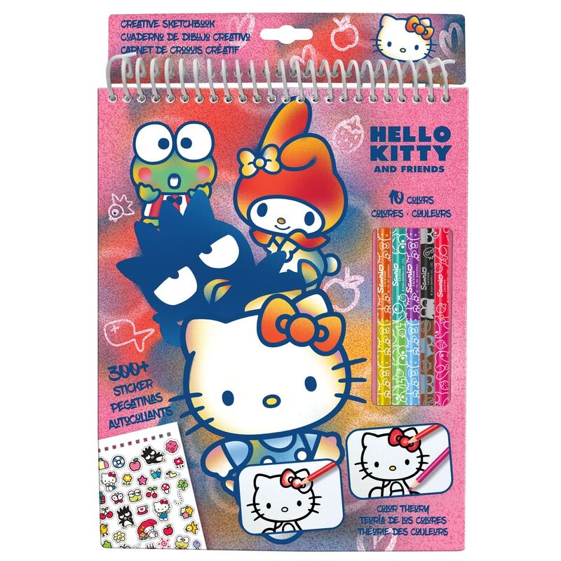 Hello Kitty Färgpennor Set