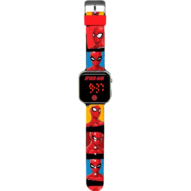 Marvel Spiderman LED Klocka – Superhjälteaccessoar