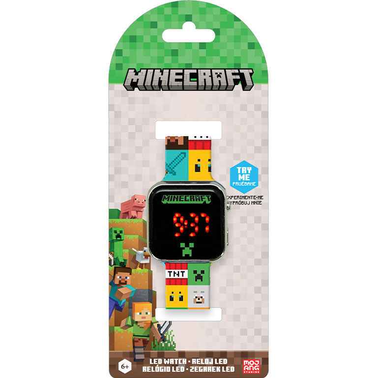 Minecraft LED Klocka