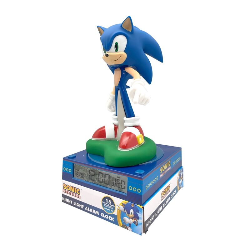 Sonic the Hedgehog 3D Lampa med Alarmklocka