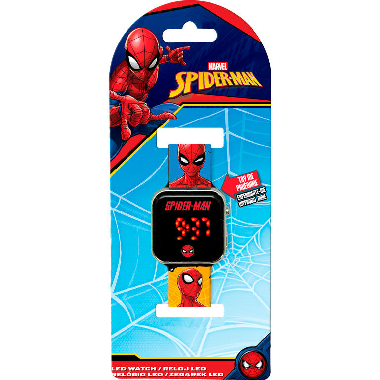 Marvel Spiderman LED Klocka – Superhjälteaccessoar
