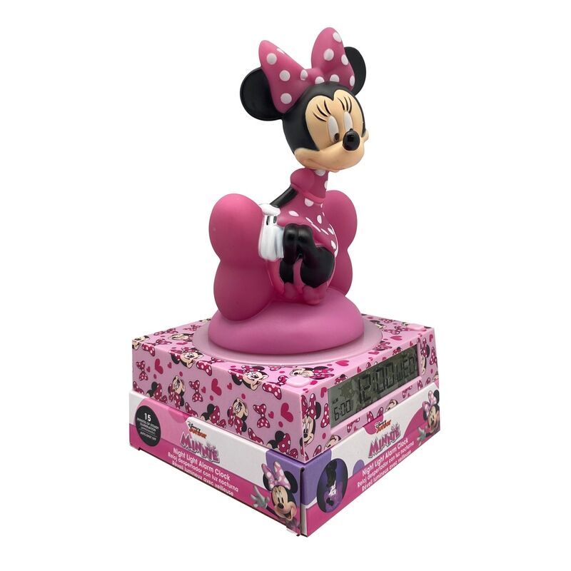 Disney Minnie 3D Lampa med Väckarklocka