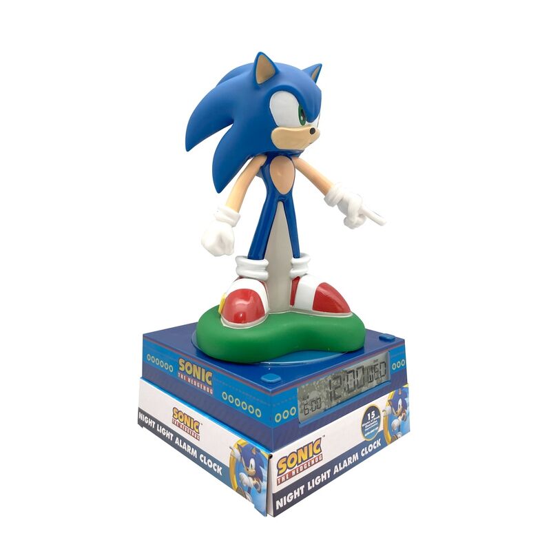 Sonic the Hedgehog 3D Lampa med Alarmklocka