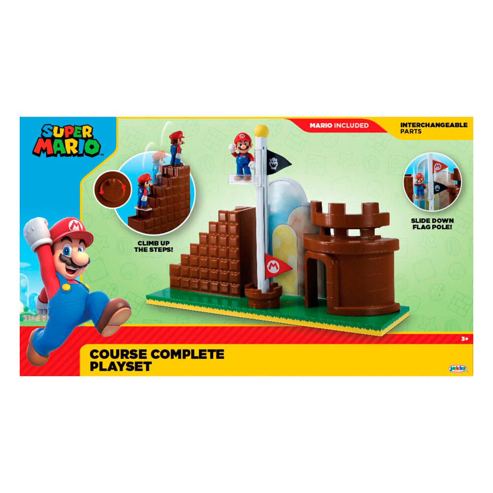 Super Mario Bros Level End Playset