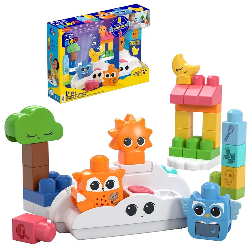 Mega Bloks Rise & Snooze Nattlampa 30 delar