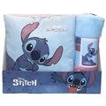 Disney Stitch Polar Blanket och Kudde Set