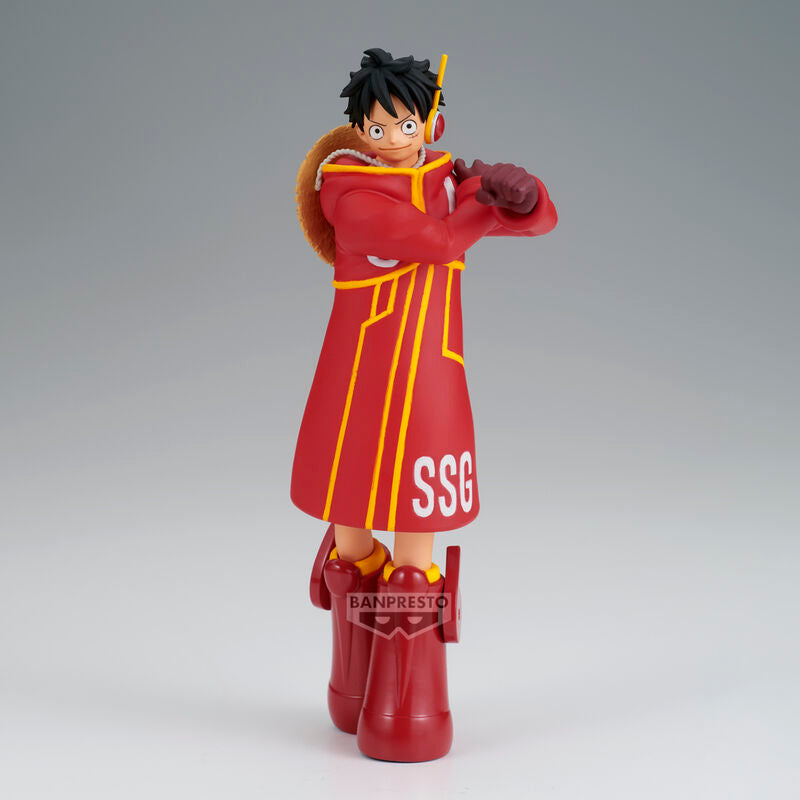One Piece Monkey D Luffy Egghead Shukko Figur 14cm