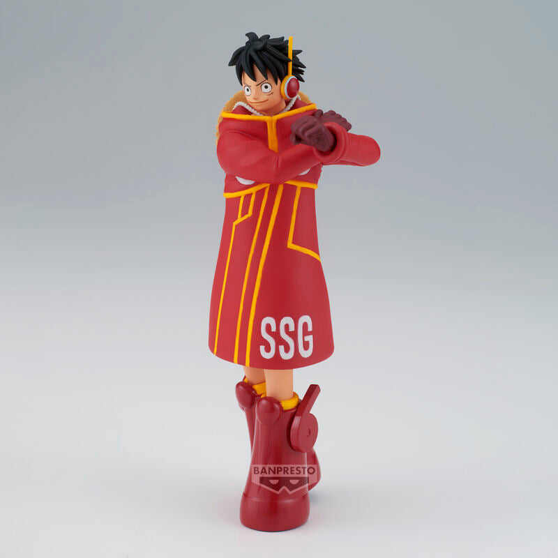 One Piece Monkey D Luffy Egghead Shukko Figur 14cm