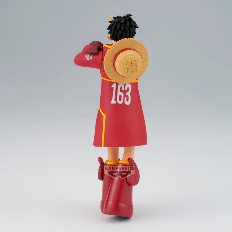 One Piece Monkey D Luffy Egghead Shukko Figur 14cm