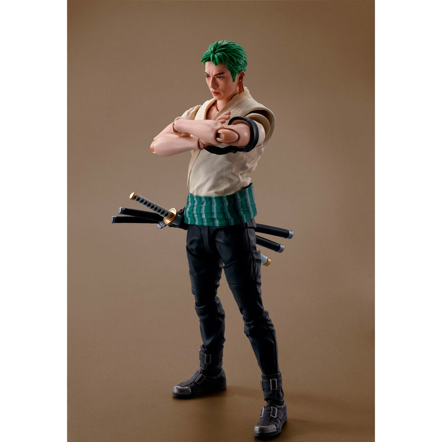 One Piece Netflix Series Roronoa Zoro S.H. Figuarts Figur 14,5cm