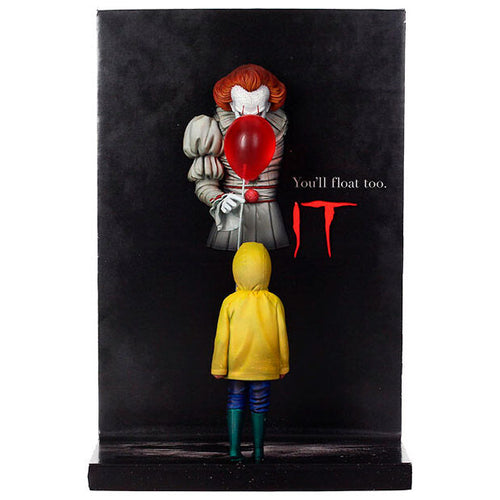 2017 Pennywise & Georgie Poster 3D Figur