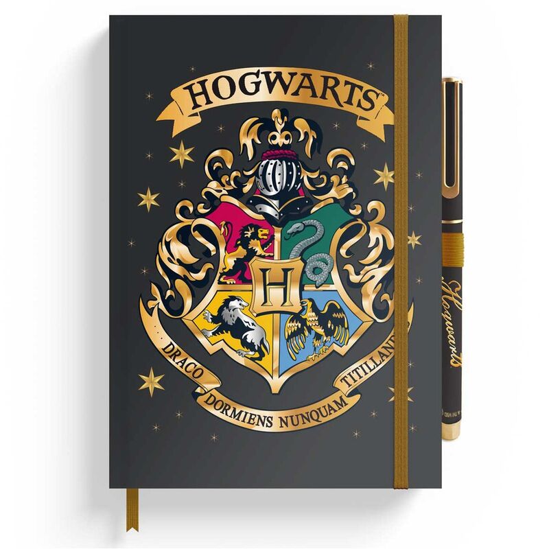 Harry Potter Hogwarts A5 Premium Notebook med Penna