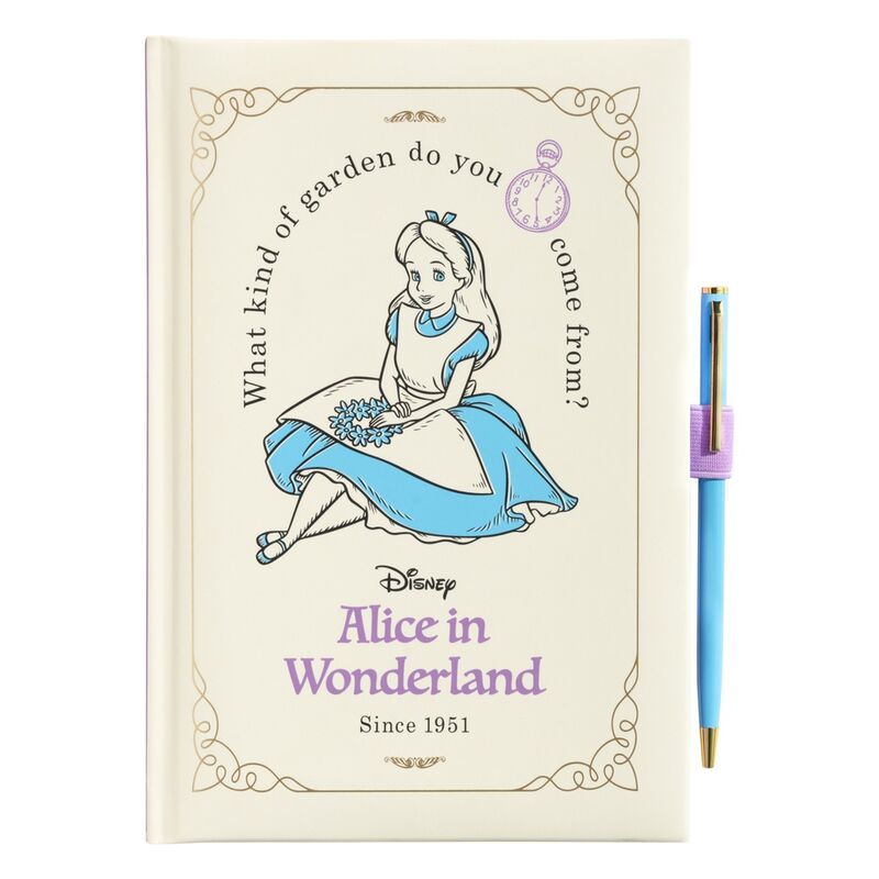 Disney Alice in Wonderland A5 Premium Anteckningsblock + Pen