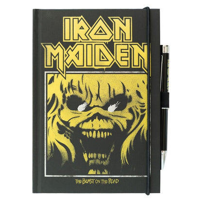 Iron Maiden A5 Premium Notebook med Projektor Penna