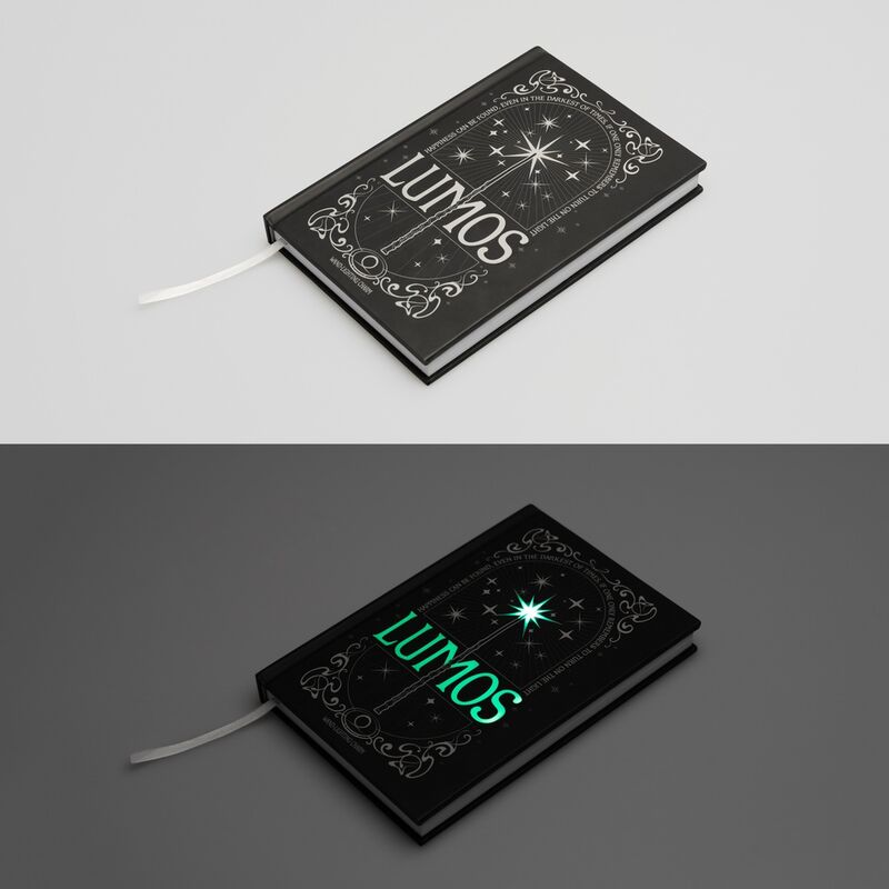 Harry Potter Lumos A5 premium LED anteckningsbok med penna