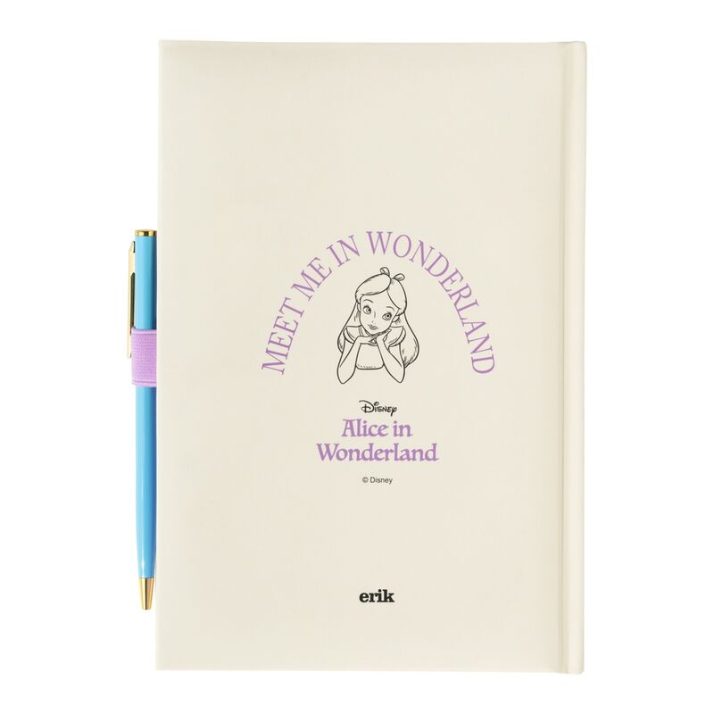 Disney Alice i Underlandet A5 Premium Anteckningsbok med Penna