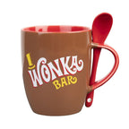 Willy Wonka Bar Mugg 380ml - Unik Keramisk Kopp med Sked
