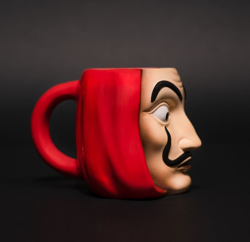 Money Heist Mask 3D Mug 350ml