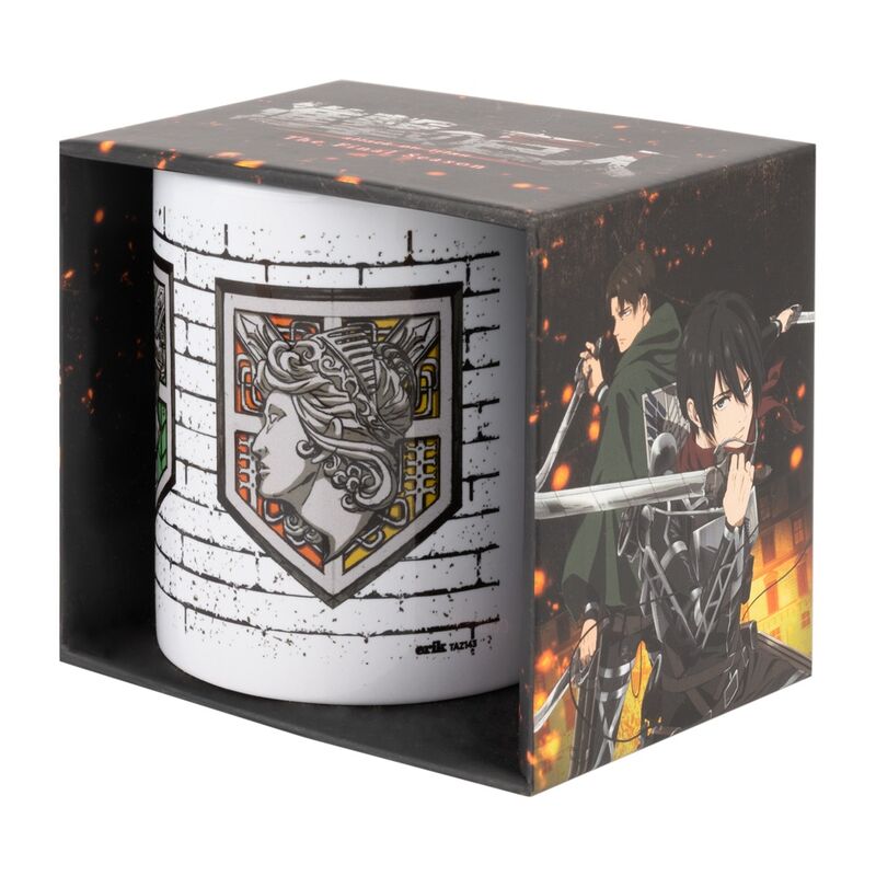 Attack On Titan Väggemblem Mugg 350ml