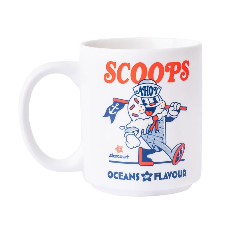 Stranger Things Scoops Ahoy Mug 350ml – Keramisk Kopp för Fans