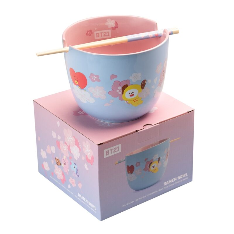 BT21 Ramen Skål – Ideal för Njutning av Ramen