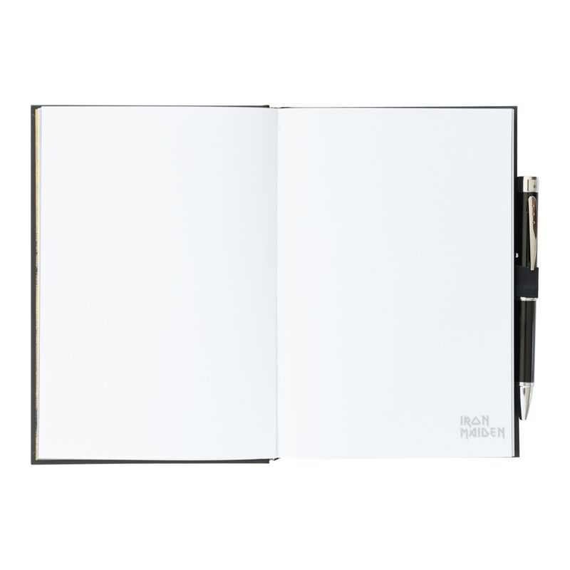 Iron Maiden A5 Premium Notebook med Projektor Penna