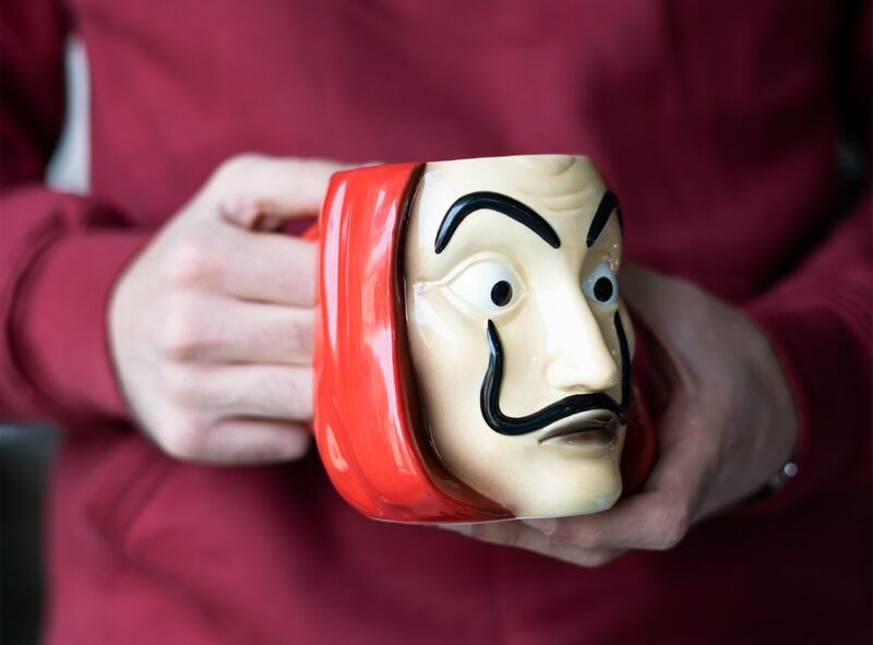 Money Heist Mask 3D Mug 350ml