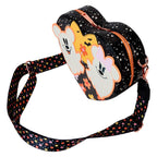 Loungefly Disney Mickey & Minnie Floral Ghost Axellväska
