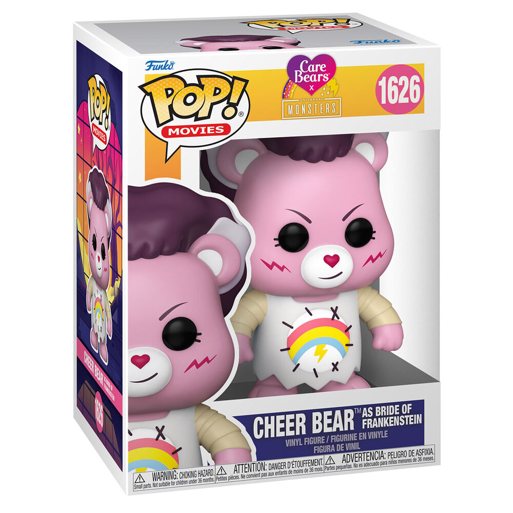 Funko POP Care Bears x Monsters Cheer Bear som Bruden av Frankenstein
