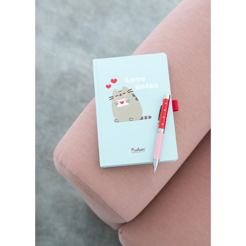 Pusheen Purrfect Love A5 Premium Notebook med Projektor Pen