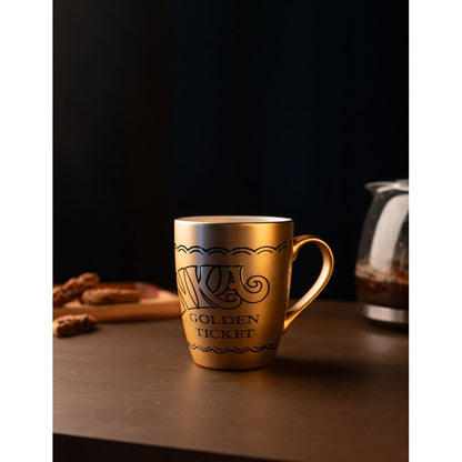 Willy Wonka Golden Ticket Mugg 350ml
