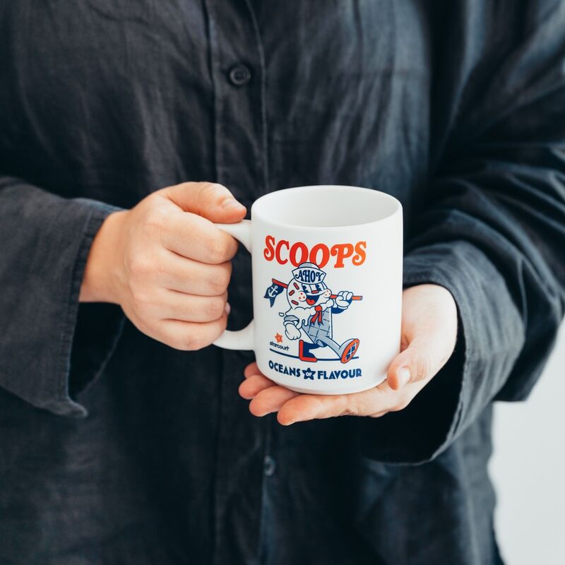 Stranger Things Scoops Ahoy Mug 350ml – Keramisk Kopp för Fans