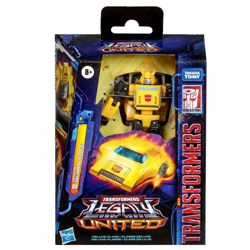 Transformers Legacy United Origin Bumblebee Deluxe Figur 14cm