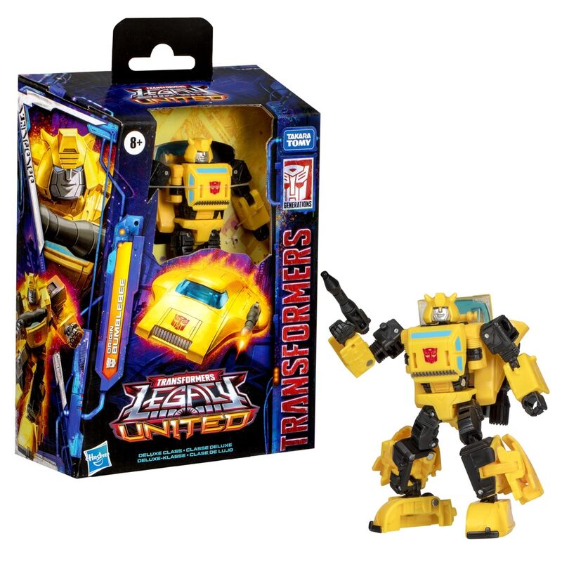 Transformers Legacy United Origin Bumblebee Deluxe Figur 14cm