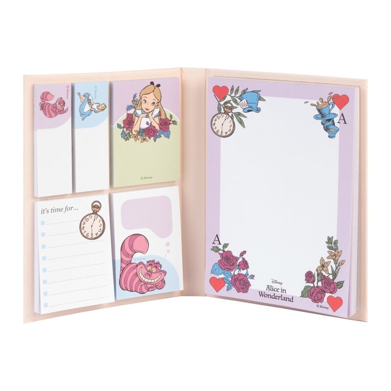 Disney Alice in Wonderland Sticky Notes Anteckningsblock
