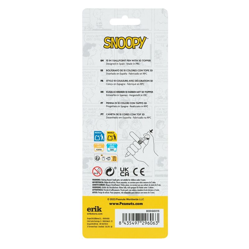 Peanuts Snoopy Lazy Days 3D Pen