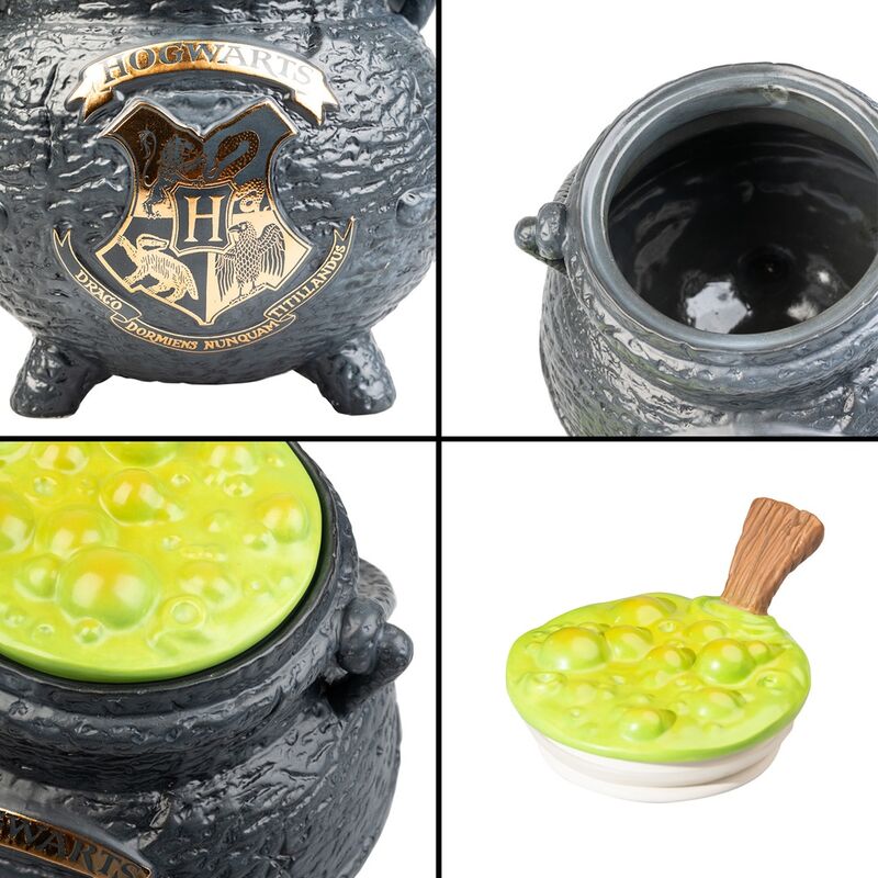 Harry Potter Kitteldisk Med Kakor - Ceramisk Biscuitbox