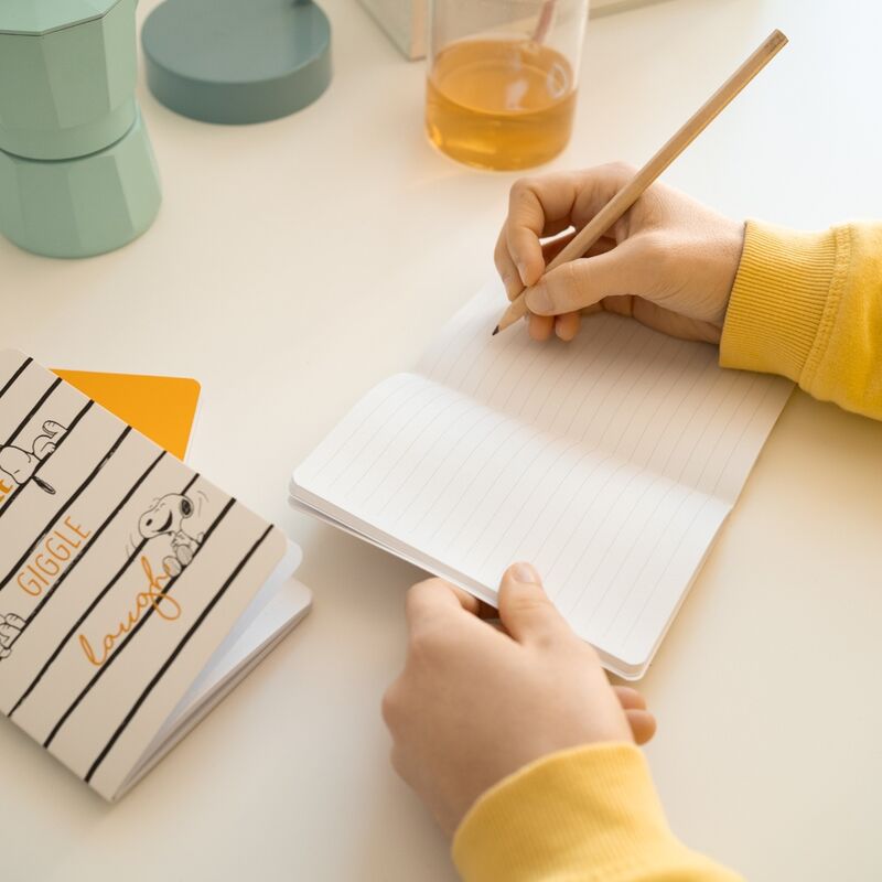 Snoopy Lazy Days Pack med 3 A6 Anteckningsböcker