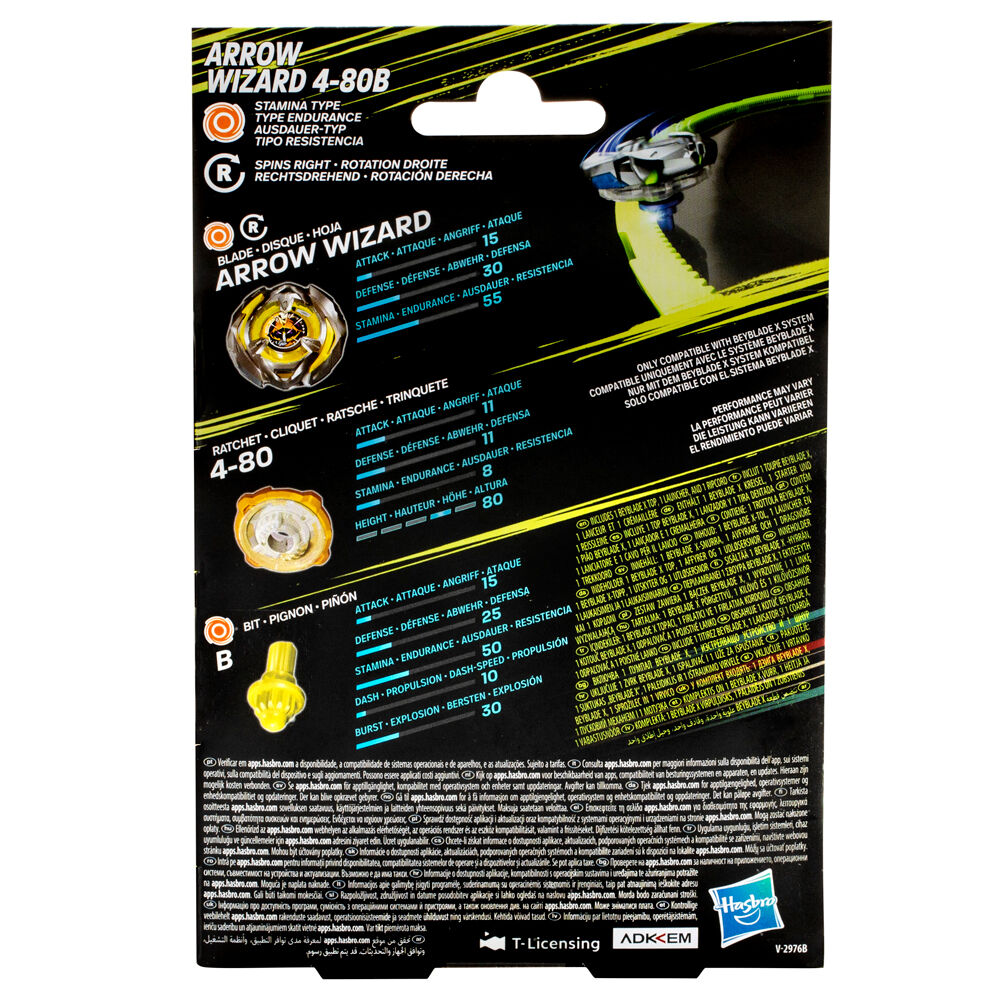 Beyblade X Arrow Wizard 4-80B Spel